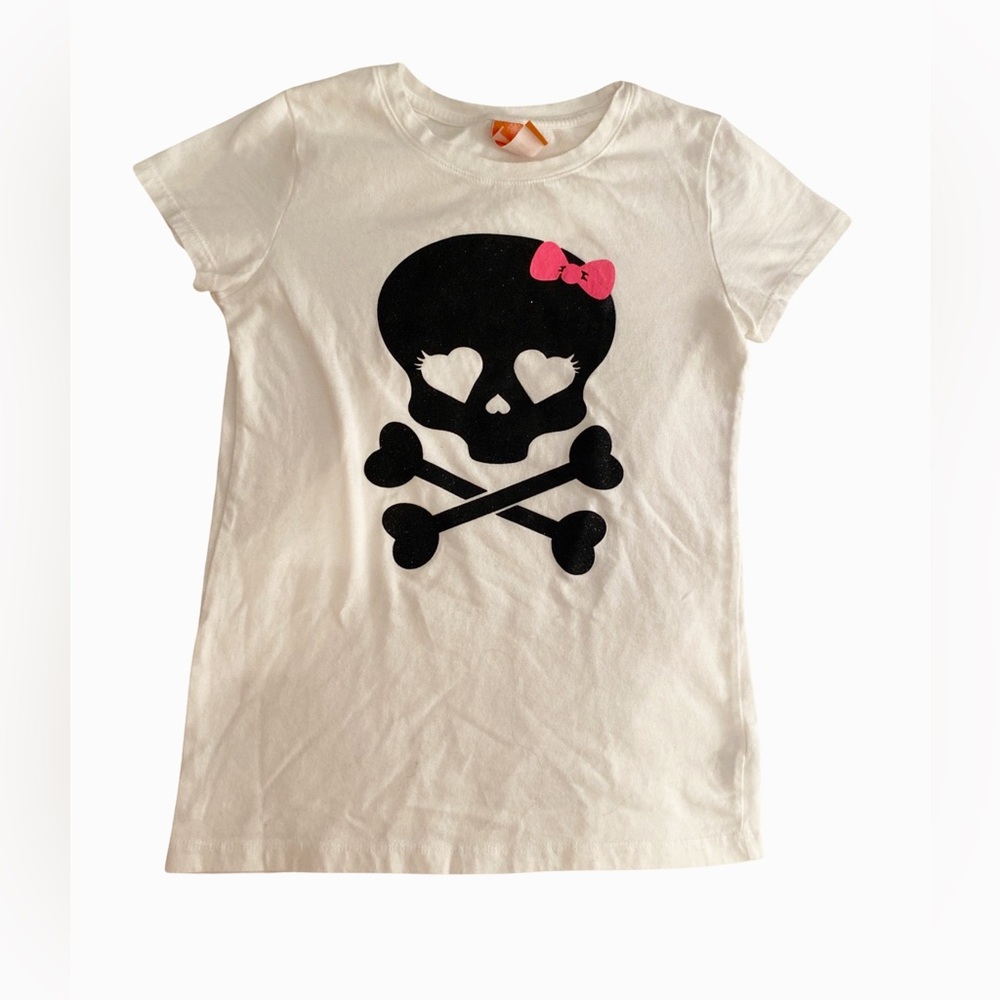 Y2k Skull Baby Tee